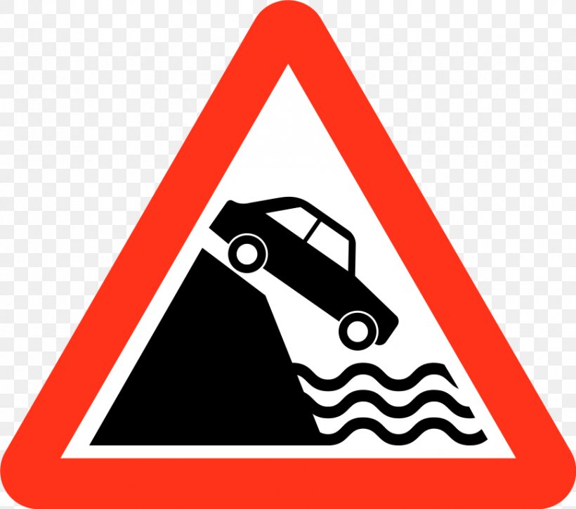 Traffic Sign Warning Sign Bank River, PNG, 869x768px, Traffic Sign, Bank, Logo, Mode Of Transport, Motor Vehicle Download Free