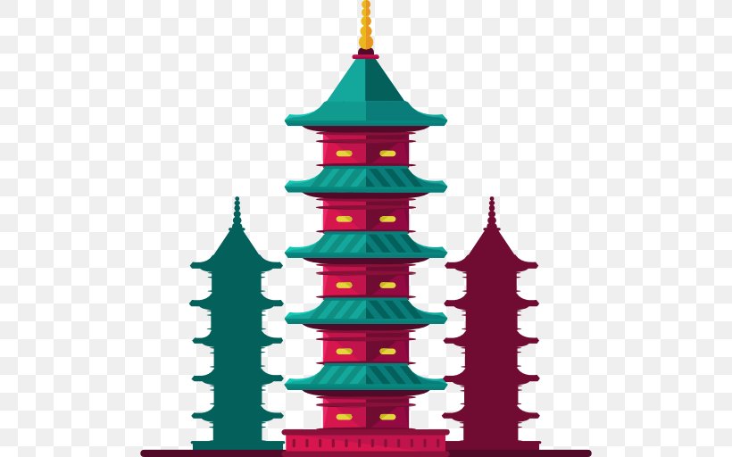 Pagoda Clip Art, PNG, 512x512px, Pagoda, Building, Christmas, Christmas Decoration, Christmas Ornament Download Free