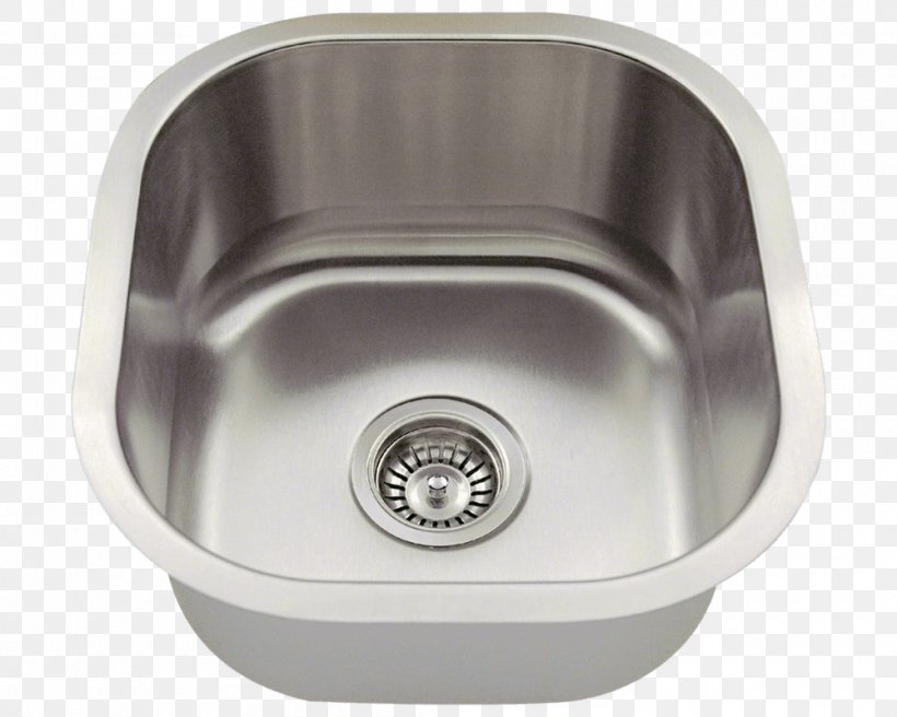 Kitchen Sink Kitchen Sink Brushed Metal Drain, PNG, 1000x800px, Sink, Bathroom, Bathroom Sink, Bowl, Brushed Metal Download Free