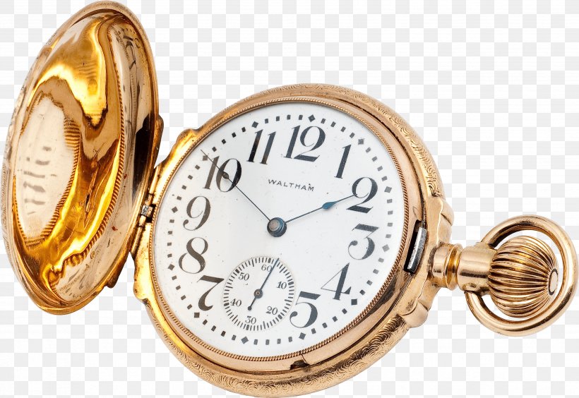 Pocket Watch Clock, PNG, 3503x2413px, Pocket Watch, Brand, Brass, Clock, Dial Download Free