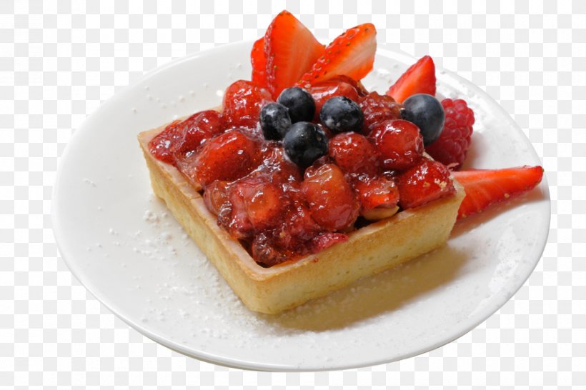 Strawberry Pie Belgian Waffle Treacle Tart, PNG, 900x600px, Strawberry Pie, Auglis, Baked Goods, Belgian Cuisine, Belgian Waffle Download Free