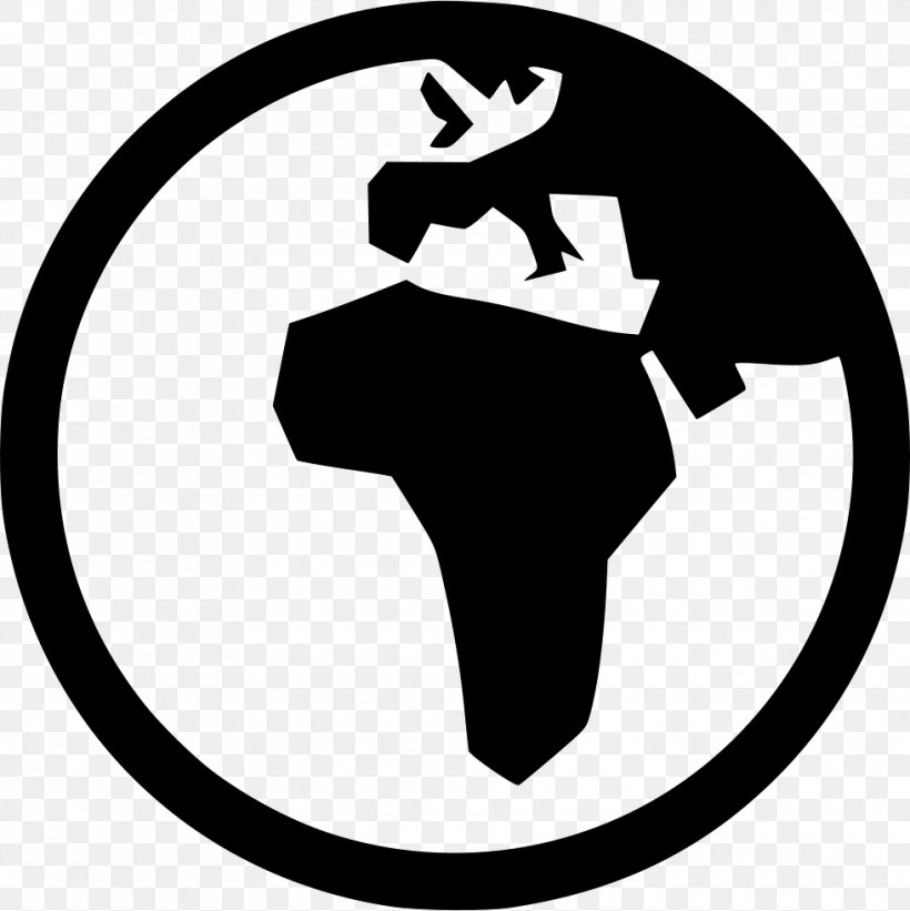 Africa Logo Business Earth Clip Art, PNG, 980x982px, Africa, Area, Artwork, Black, Black And White Download Free