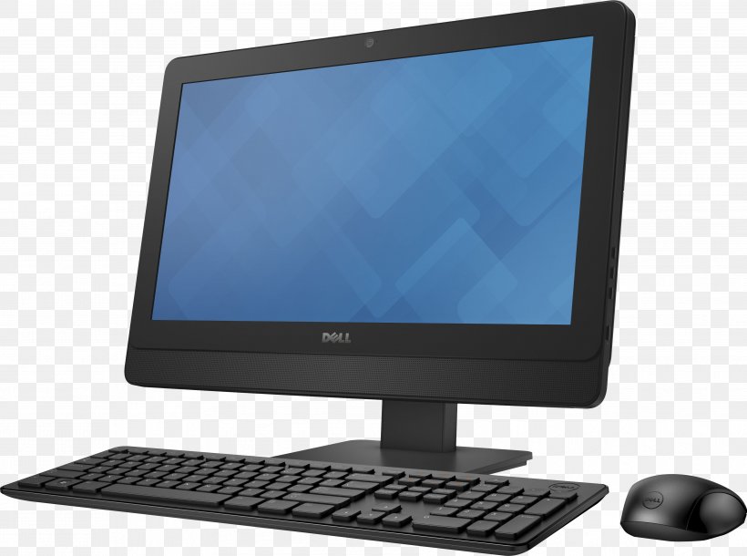 Dell OptiPlex Laptop All-in-One Desktop Computers, PNG, 3613x2688px, Dell, Allinone, Central Processing Unit, Computer, Computer Hardware Download Free