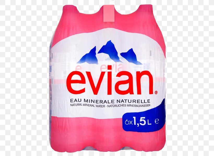 Evian Bottled Water France Mineral Water, PNG, 600x600px, Evian, Arwa, Bottle, Bottled Water, Brand Download Free