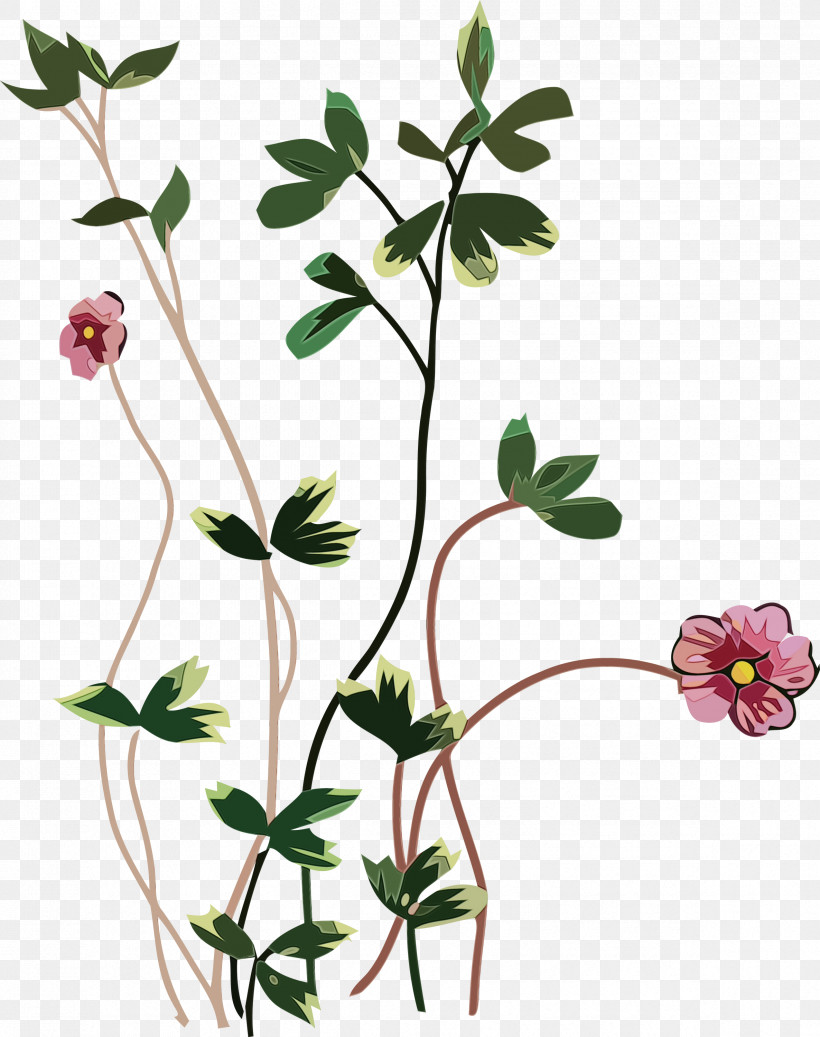 Floral Design, PNG, 2372x3000px, Watercolor Flower, Floral Design, Flower, Flowerpot, Herb Download Free