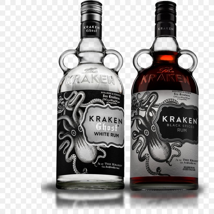Liqueur Kraken Rum Distilled Beverage Whiskey, PNG, 1024x1024px, Liqueur, Alcohol, Alcoholic Beverage, Alcoholic Drink, Bottle Download Free