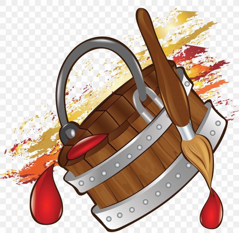 Paint Bucket, PNG, 5646x5507px, Paint, Brush, Bucket, Cartoon, Cold Weapon Download Free
