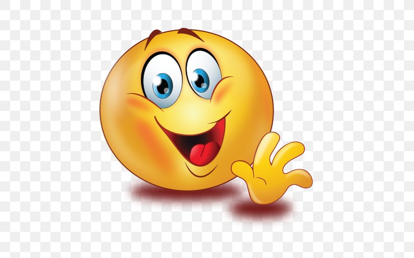 Smiley Emoticon Emoji Wave, PNG, 512x512px, Smiley, Applause, Clapping, Emoji, Emoticon Download Free