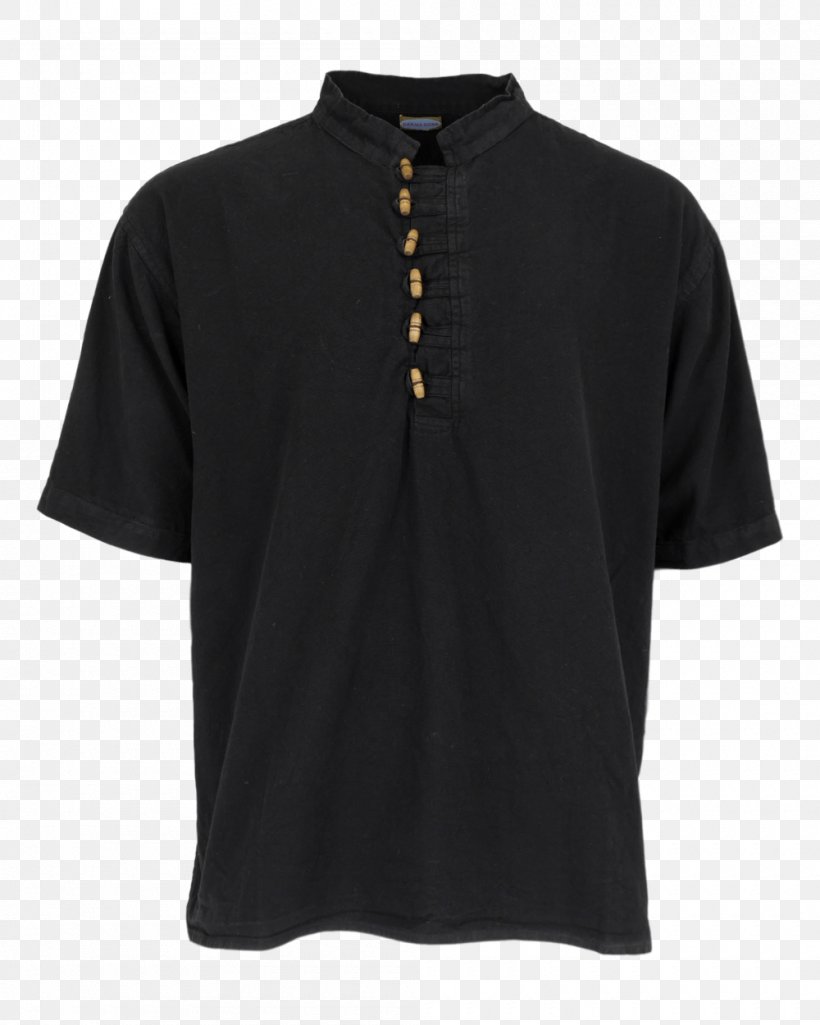 T-shirt Polo Shirt Ralph Lauren Corporation Piqué, PNG, 1000x1250px, Tshirt, Black, Blouse, Button, Clothing Download Free