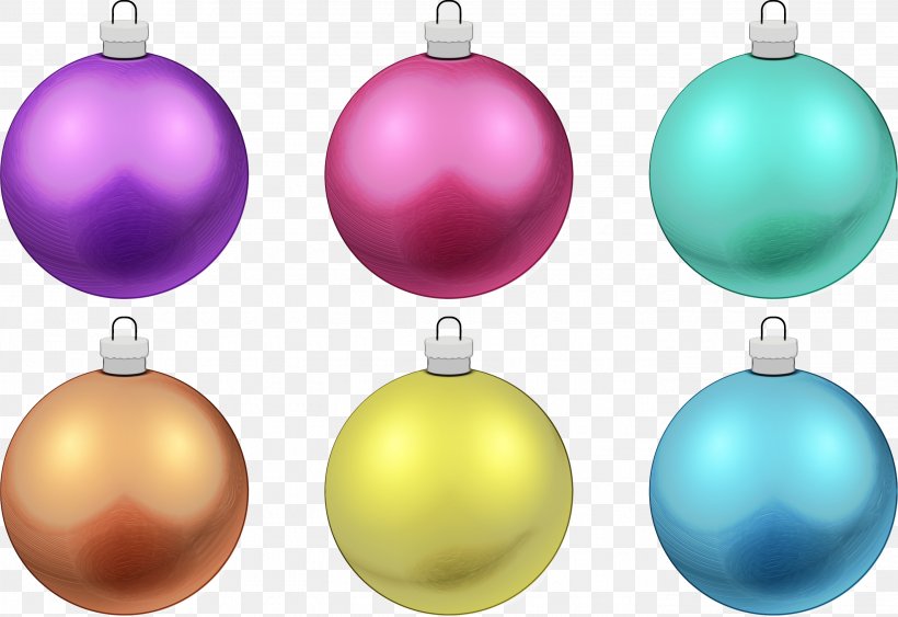 Christmas Ornament, PNG, 2792x1920px, Watercolor, Ball, Christmas Decoration, Christmas Ornament, Earrings Download Free
