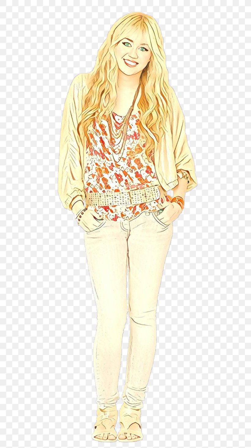 Clothing Yellow Outerwear Blouse Sleeve, PNG, 546x1464px, Cartoon, Beige, Blouse, Clothing, Fashion Illustration Download Free