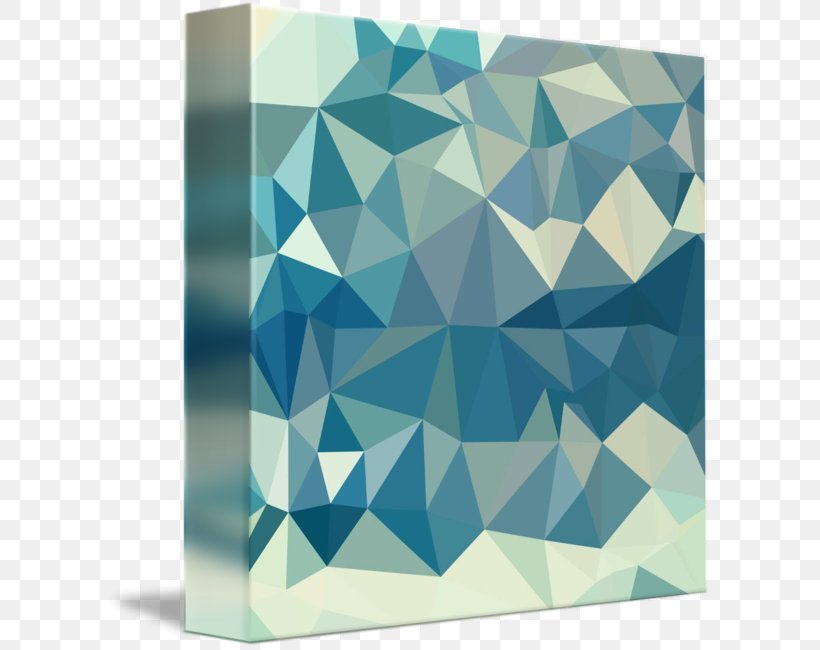 Low Poly Polygon Triangle, PNG, 606x650px, 3d Computer Graphics, Low Poly, Aqua, Creative Market, Geometry Download Free