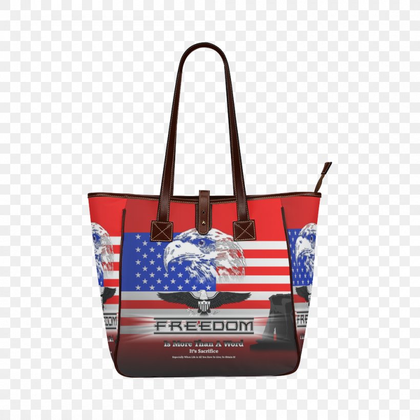 Tote Bag T-shirt Freedom Is More Than A Word Handbag Messenger Bags, PNG, 1000x1000px, Tote Bag, Bag, Brand, Cotton, Electric Blue Download Free