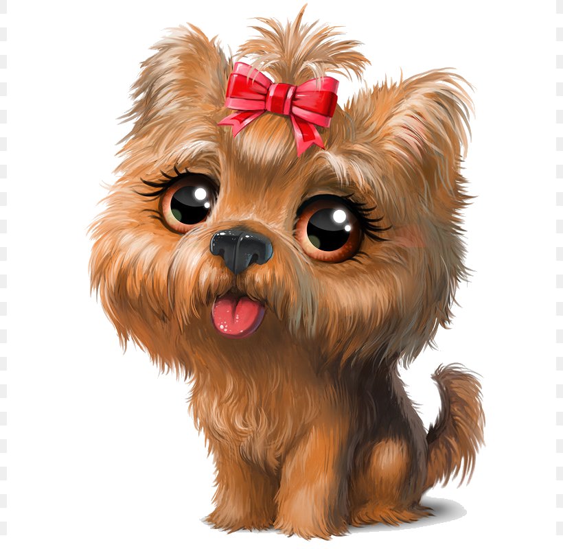 Yorkshire Terrier Puppy Cuteness Dog Grooming Clip Art, PNG, 800x800px, Yorkshire Terrier, Animal, Australian Silky Terrier, Carnivoran, Cartoon Download Free