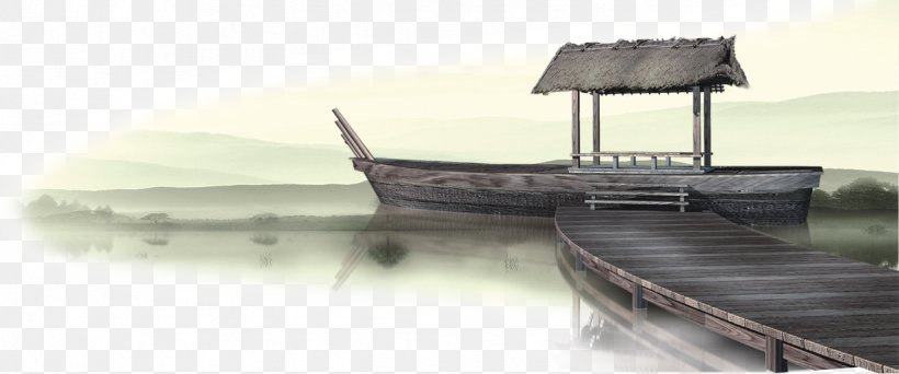 Ink Wash Painting Chinoiserie, PNG, 1234x516px, Ink Wash Painting, Boat, Chinoiserie, Fukei, Landscape Painting Download Free