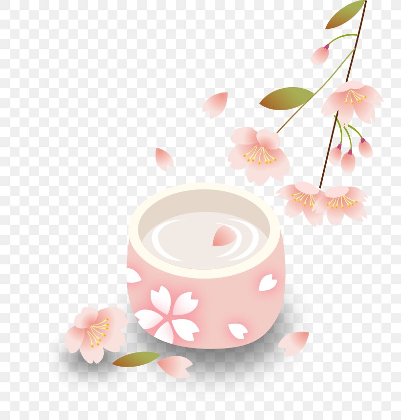 Alcoholic Drink Pink Hanami, PNG, 750x858px, Alcoholic Drink, April, Coffee Cup, Cup, Drinkware Download Free