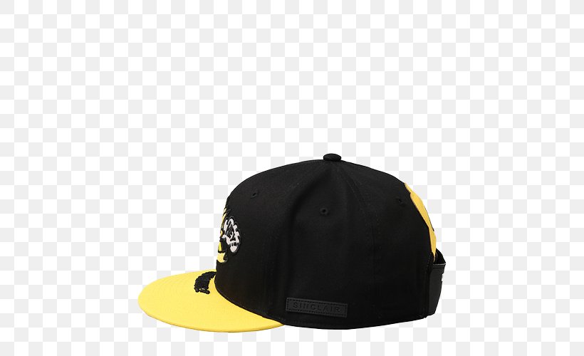 Baseball Cap Black Yellow, PNG, 500x500px, Baseball Cap, Baseball, Black, Brand, Cap Download Free