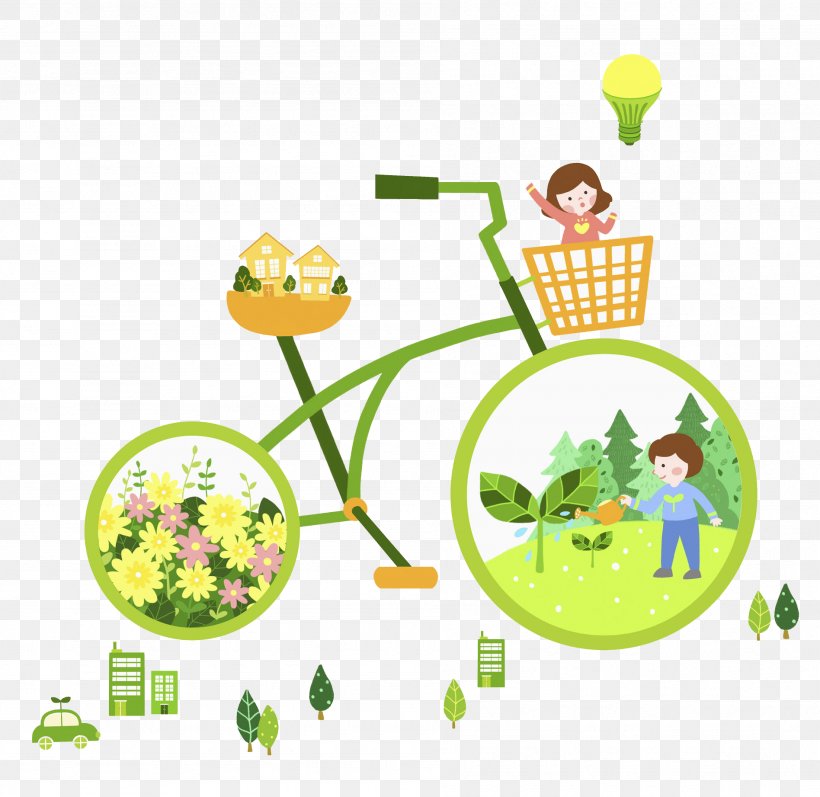 Bicycle Material Illustration, PNG, 1896x1843px, Bicycle, Area, Bicycle Tire, Cartoon, Child Download Free