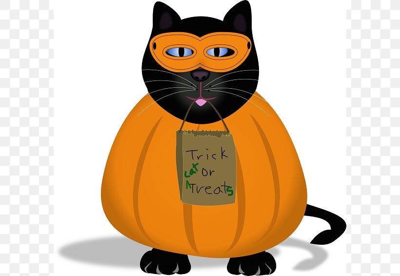 Cat Halloween Whiskers Clip Art, PNG, 600x566px, Cat, Black Cat, Calabaza, Carnivoran, Cat Like Mammal Download Free