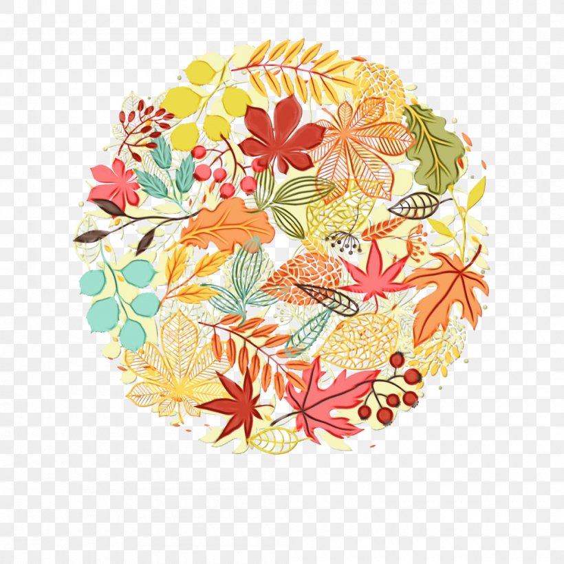 Floral Design, PNG, 1000x1000px, Watercolor, Floral Design, Flower, Leaf, Paint Download Free