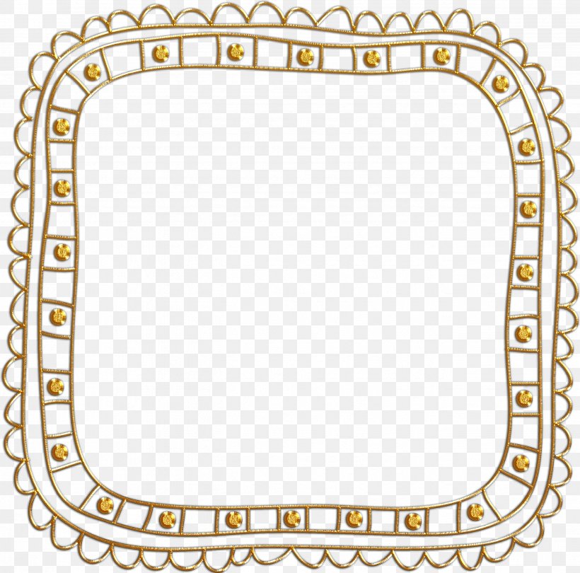 Golden Frame, PNG, 2653x2622px, Picture Frames, Advertising, Area, Black And White, Border Download Free