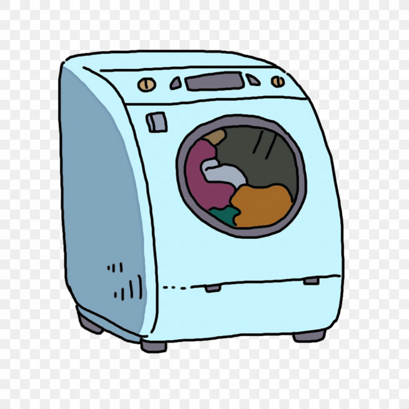 Washing Machine, PNG, 1200x1200px, Toaster, Cartoon, Washing, Washing Machine Download Free