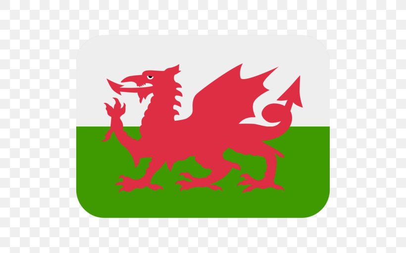 Flag Of Wales Welsh Dragon National Flag, PNG, 512x512px, Wales, Area, Dragon, Emoji, Fictional Character Download Free