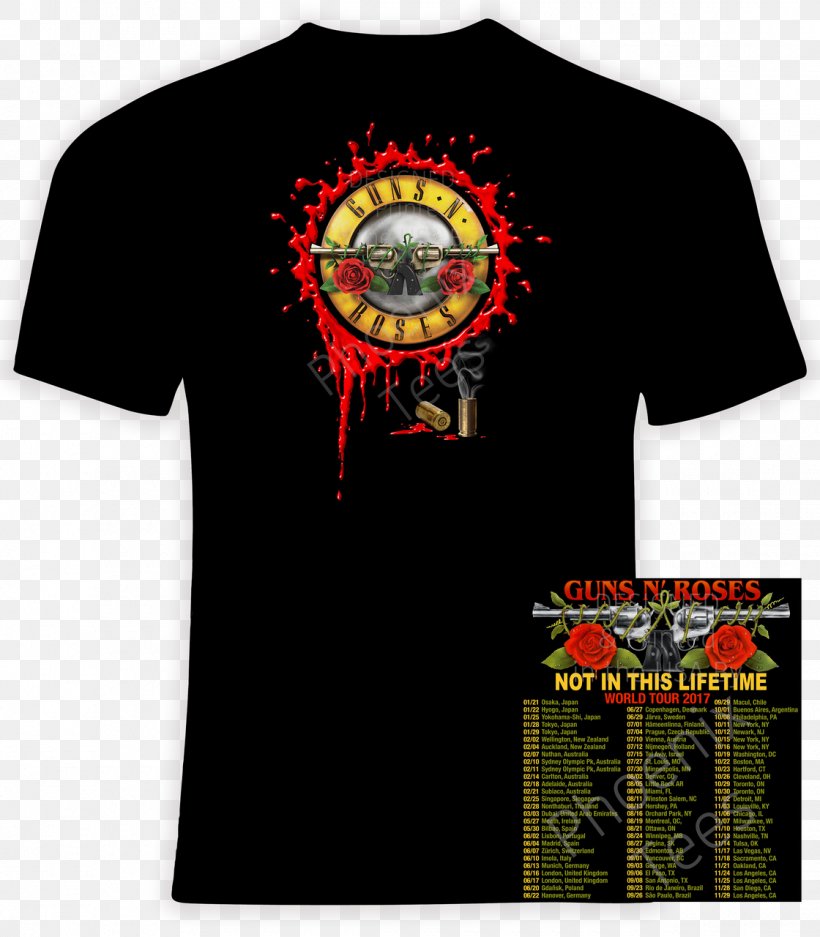 Not In This Lifetime... Tour T-shirt Concert Tour Guns N' Roses, PNG, 1120x1280px, Not In This Lifetime Tour, Black Sabbath, Brand, Concert, Concert Tour Download Free
