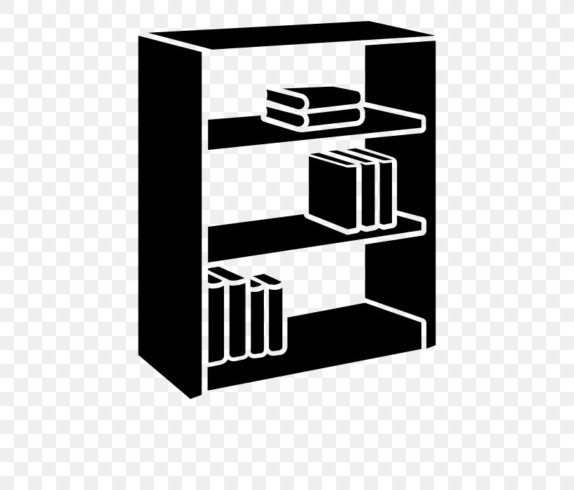 Shelf Bookcase Furniture, PNG, 700x700px, Shelf, Black And White, Book, Bookcase, Furniture Download Free