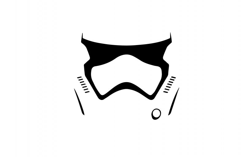 Anakin Skywalker Clone Trooper Stormtrooper T-shirt Star Wars, PNG, 3840x2400px, Anakin Skywalker, Area, Black, Black And White, Brand Download Free