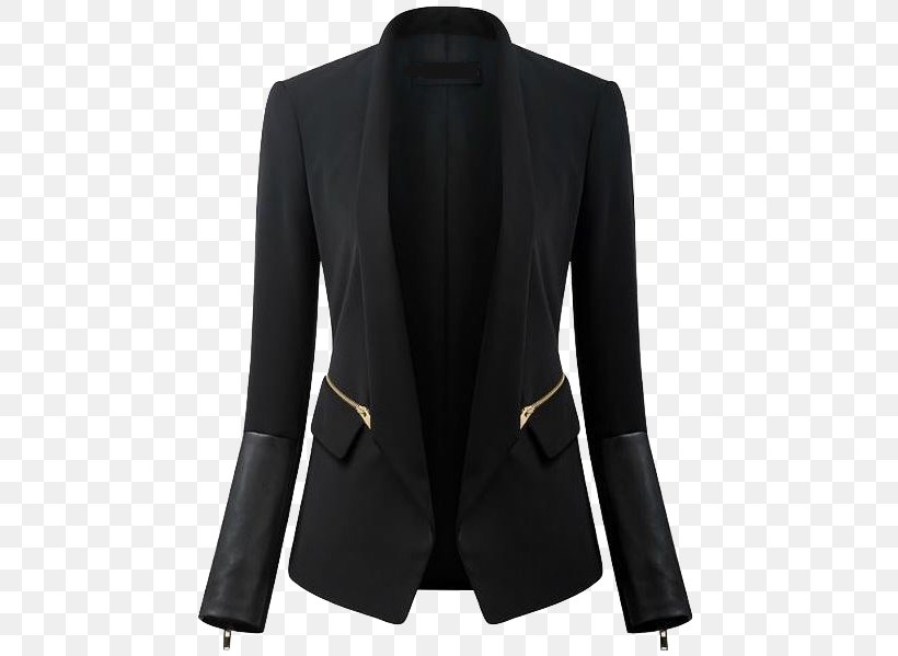 Blazer Jacket Sleeve Coat Clothing, PNG, 583x599px, Blazer, Black, Button, Clothing, Coat Download Free
