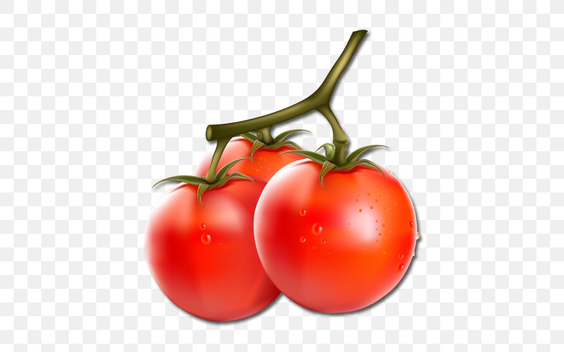 Vector Graphics Vegetable Cherry Tomato Clip Art Illustration, PNG, 512x512px, Vegetable, Apple, Aubergines, Beefsteak Tomato, Bush Tomato Download Free