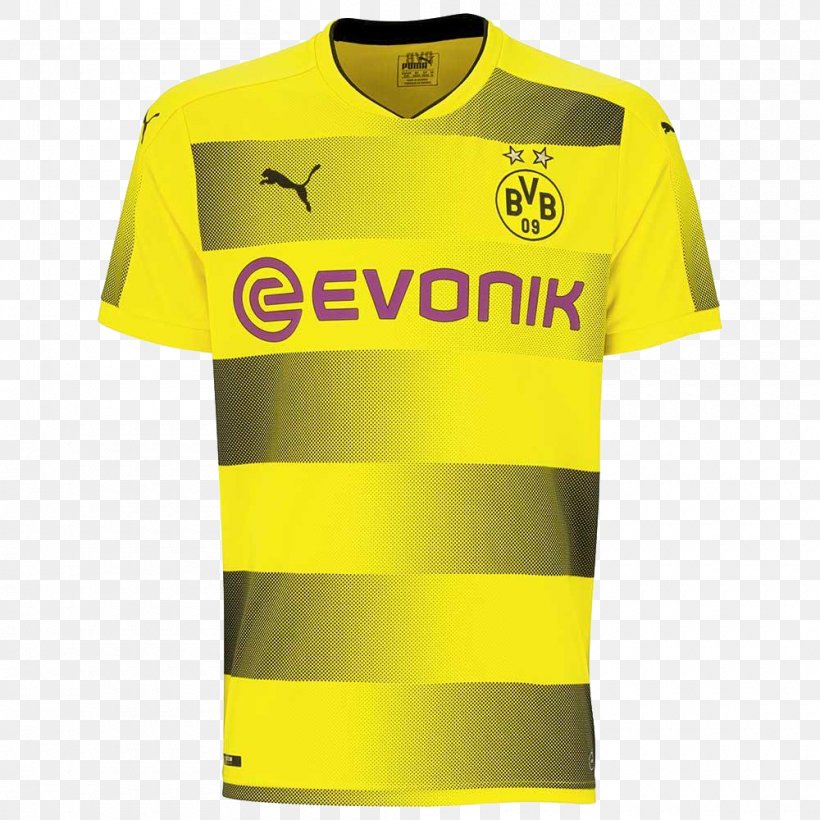 Borussia Dortmund T-shirt Jersey Puma, PNG, 1000x1000px, Borussia Dortmund, Active Shirt, Brand, Christian Pulisic, Clothing Download Free