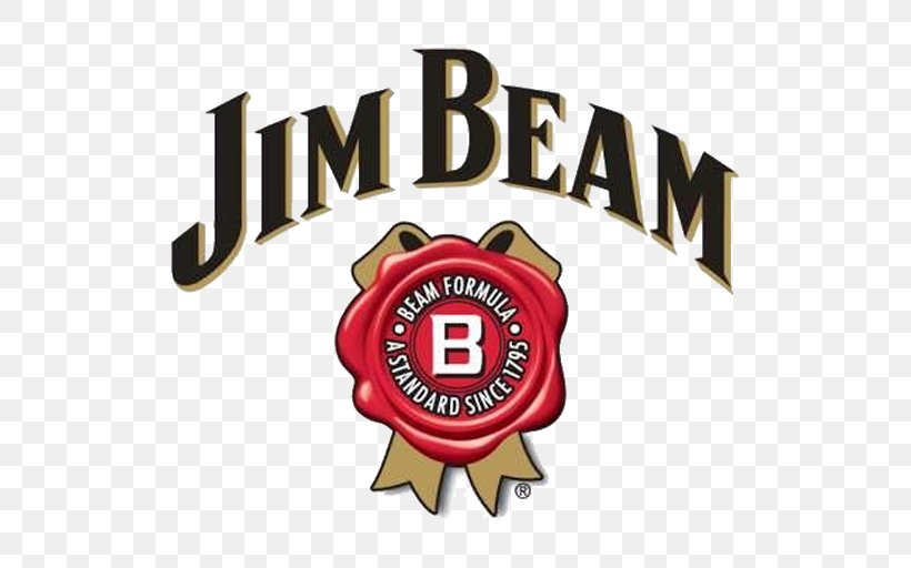 Bourbon Whiskey Jim Beam Apple Whisky Liqueur Logo, PNG, 512x512px, Watercolor, Cartoon, Flower, Frame, Heart Download Free