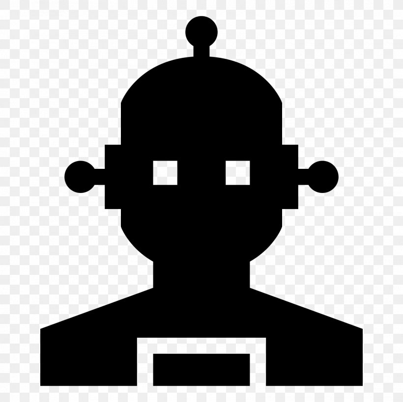 Robot, PNG, 1600x1600px, Robot, Black And White, Head, Human Behavior, Logo Download Free