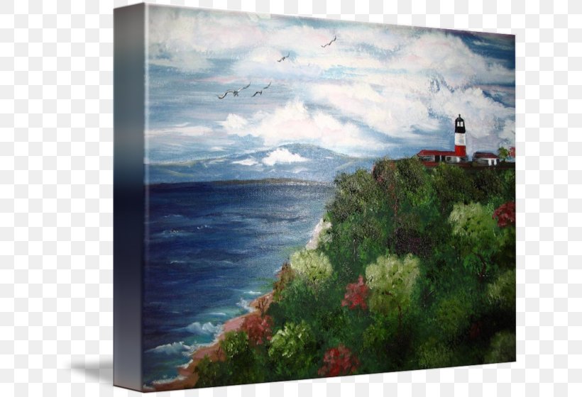 Painting Acrylic Paint Picture Frames Acrylic Resin, PNG, 650x560px, Painting, Acrylic Paint, Acrylic Resin, Coast, Headland Download Free