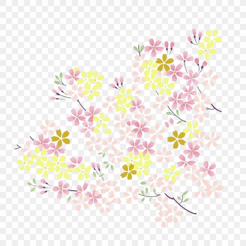 Petal Flower Cherry Blossom, PNG, 2362x2363px, Petal, Area, Calligraphy, Cherry Blossom, Floral Design Download Free
