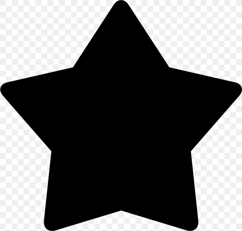 Shape Star Point Clip Art, PNG, 981x940px, Shape, Black, Black And White, Fivepointed Star, Net Download Free