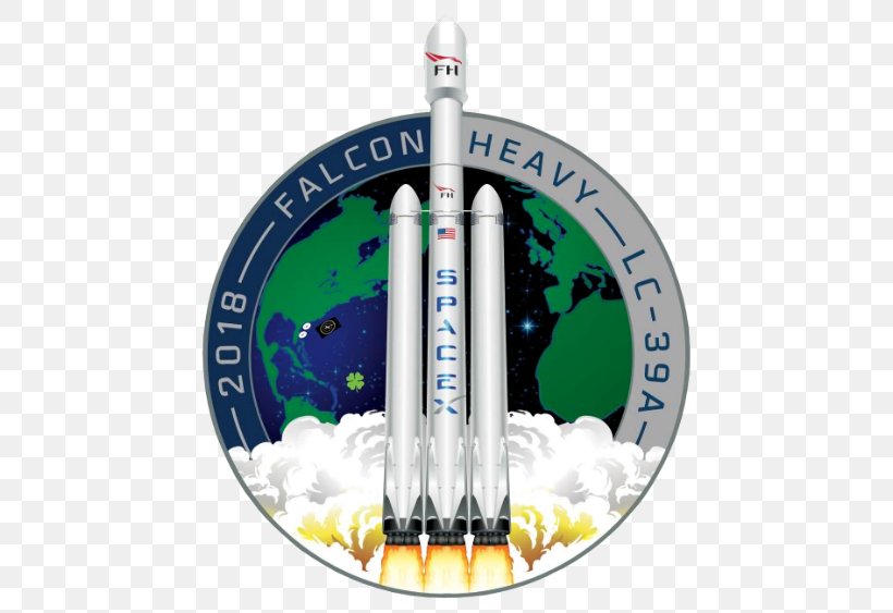 Falcon Heavy Test Flight Kennedy Space Center SpaceX Falcon 9, PNG, 520x563px, Falcon Heavy Test Flight, Chemistry, Christmas Ornament, Falcon, Falcon 9 Download Free