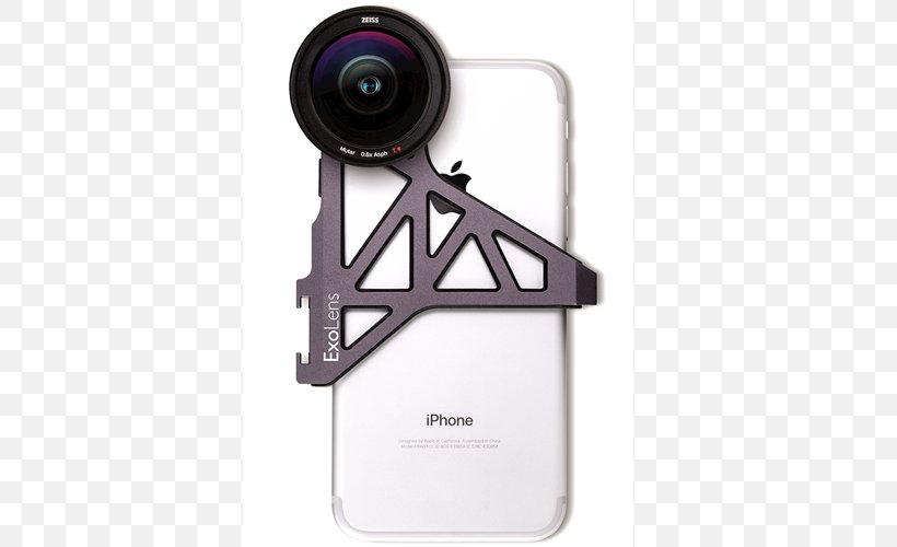 Camera Lens IPhone 6S ExoLens Bracket For IPhone 6/6s/7 ExoLens Wide-Angle Kit For IPhone 6 Plus/6s Plus, Model S, Smartphones, Lenses ExoLens With Optics By ZEISS Wide-Angle Lens, PNG, 500x500px, Camera Lens, Camera, Camera Accessory, Cameras Optics, Carl Zeiss Ag Download Free