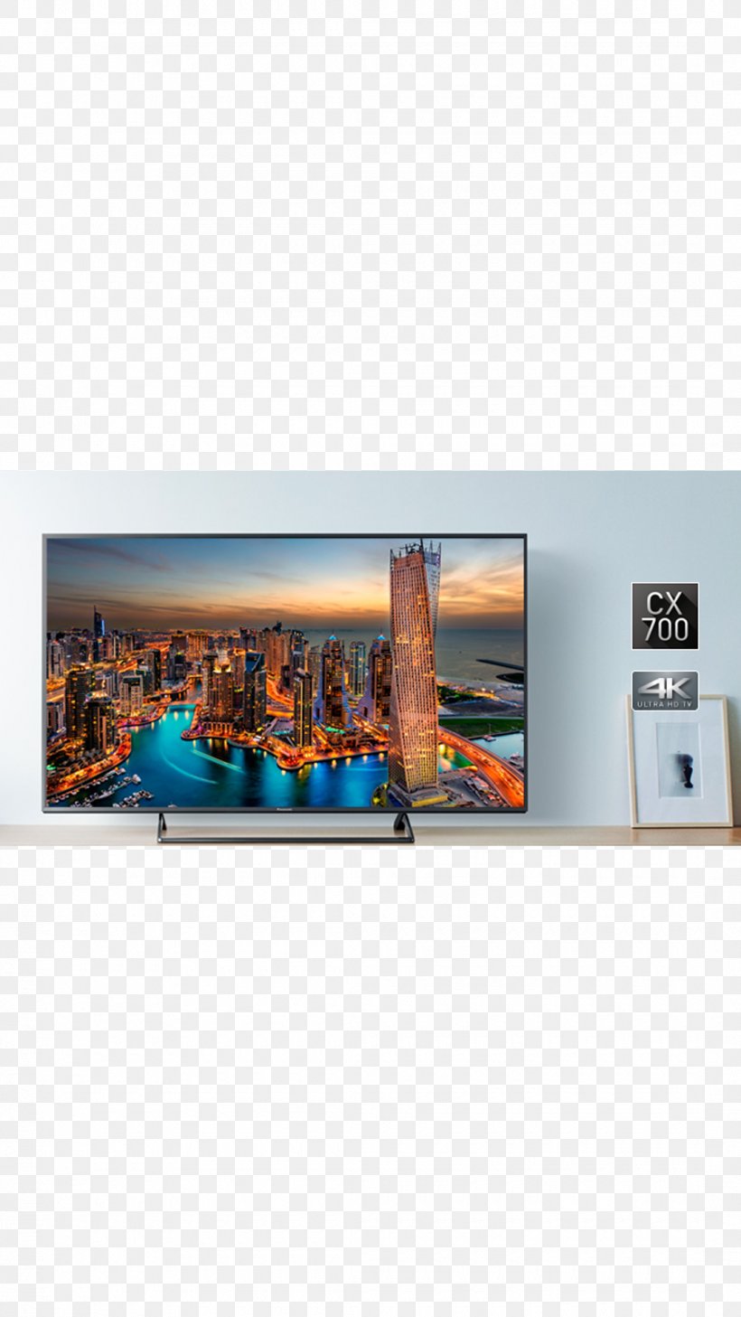 LED-backlit LCD Panasonic Viera CXW704 4K Resolution Television, PNG, 1080x1920px, 3d Television, 4k Resolution, Ledbacklit Lcd, Advertising, Display Advertising Download Free