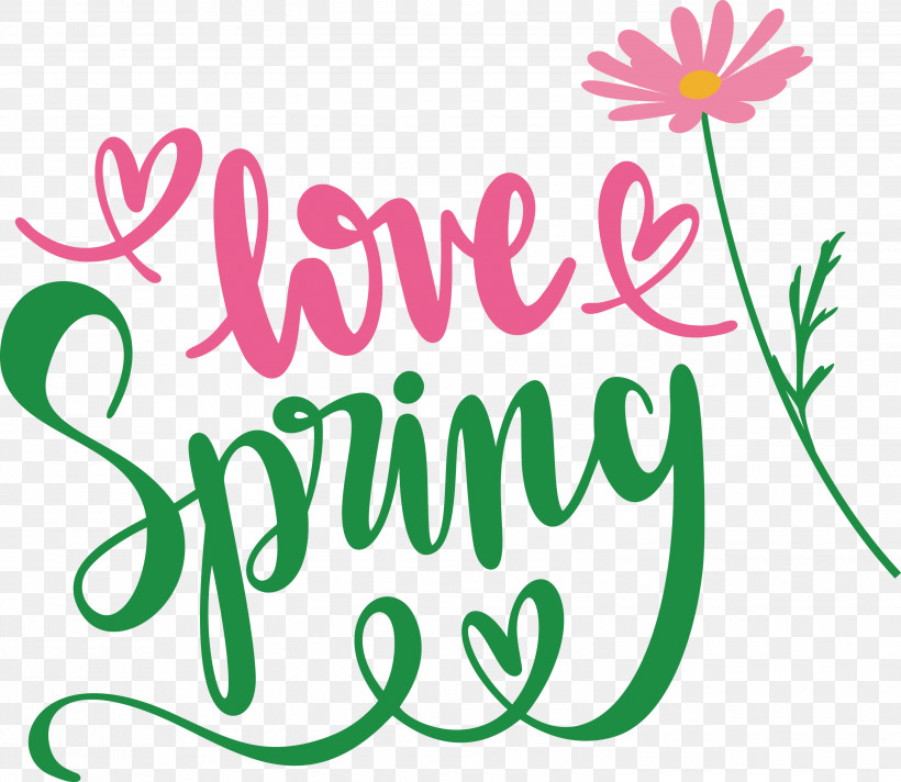 Love Spring Spring, PNG, 3000x2607px, Spring, Floral Design, Green, Leaf, Line Download Free