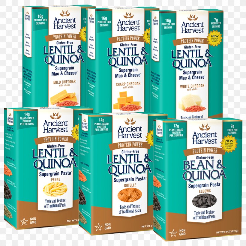 Pasta Quinoa Bean Gluten-free Diet Lentil, PNG, 1000x1000px, Pasta, Ancient Grains, Bean, Brand, Cereal Download Free