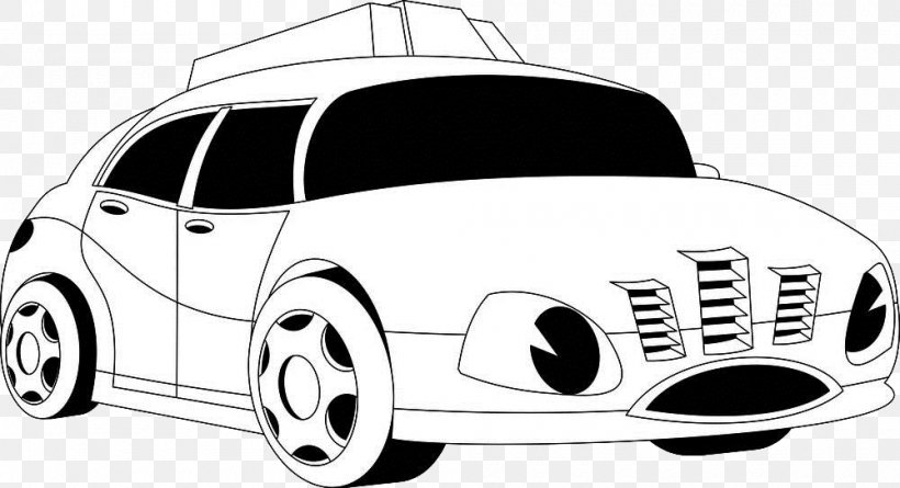 Cartoon Drawing, PNG, 1000x543px, Car, Animation, Automotive Design, Automotive Exterior, Black And White Download Free