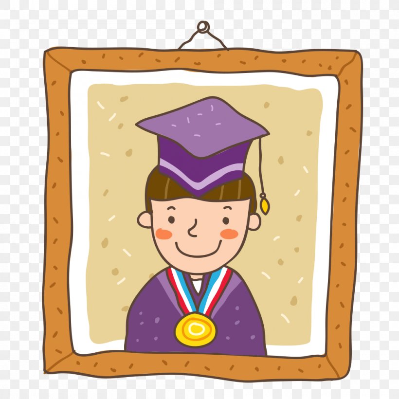 Vector Graphics Sina Weibo Cartoon Drawing, PNG, 1000x1000px, Sina Weibo, Art, Cartoon, Drawing, Graduation Ceremony Download Free