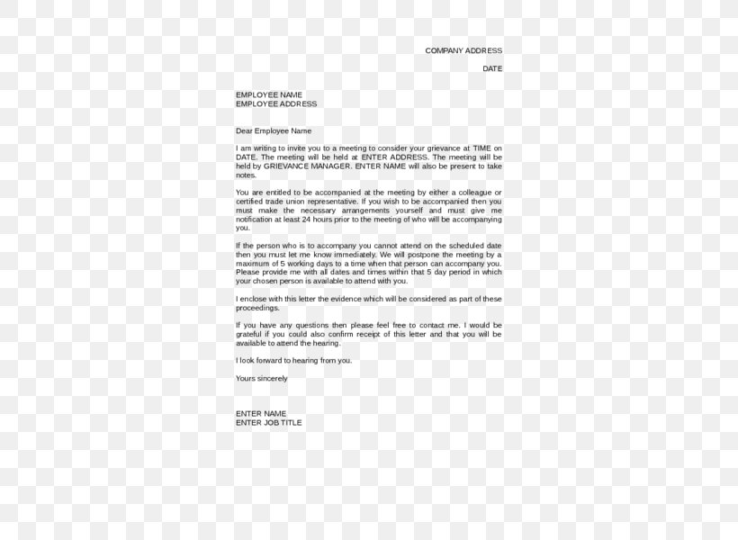 Grievance Letter Template Free from img.favpng.com
