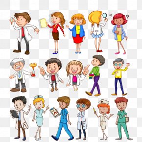 Vector Scientist - Drawing Scientist Illustration PNG