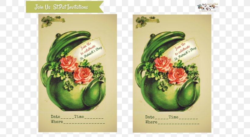 Floral Design Vegetable Saint Patrick's Day 17 March Teapot, PNG, 650x449px, 17 March, Floral Design, Brooch, Floristry, Flower Download Free