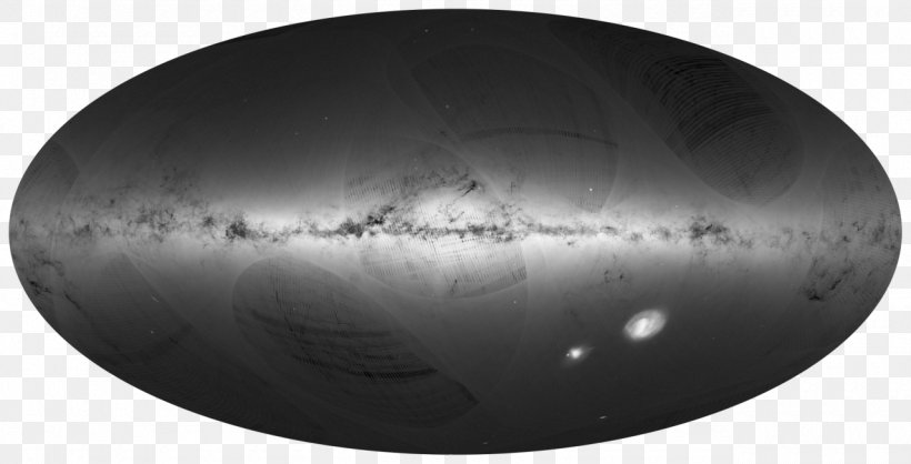 Gaia DR1 Milky Way European Space Agency Astronomy, PNG, 1280x653px, Gaia, Astrometry, Astronomy, Black And White, Dark Matter Download Free