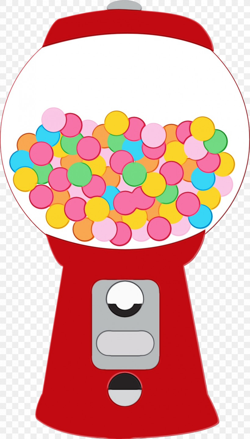 Gumball Machine Chewing Gum Bubble Gum Candy Fruit Machines, PNG, 900x1579px, Watercolor, Bubble Gum, Candy, Chewing Gum, Fruit Machines Download Free